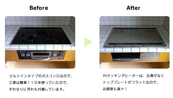 before after